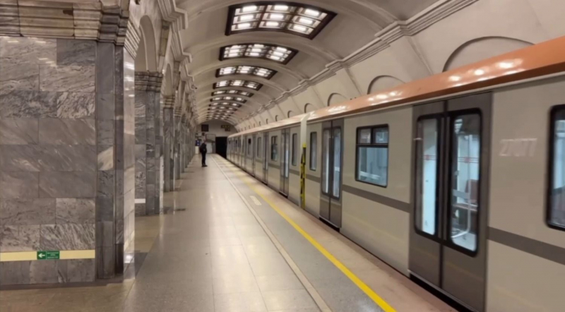 Первый &laquo;Балтиец&raquo; для новой линии метро Петербурга вышел на обкатку (фото)