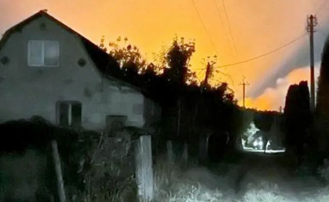 Под Киевом не&nbsp;сложилось с&nbsp;боеприпасами: взорвался железнодорожный состав