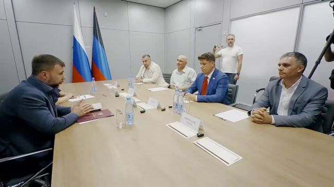 Пушилин встретился в&nbsp;Донецке с&nbsp;грузинскими политиками