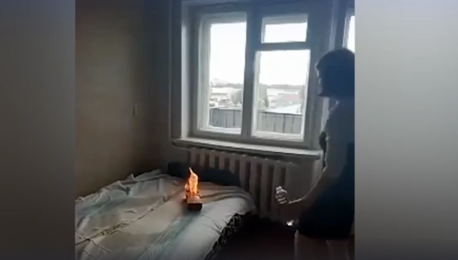 Ты зачем это сделала? Студентка из Татарстана подожгла собственную кровать и едва не спалила соседей
