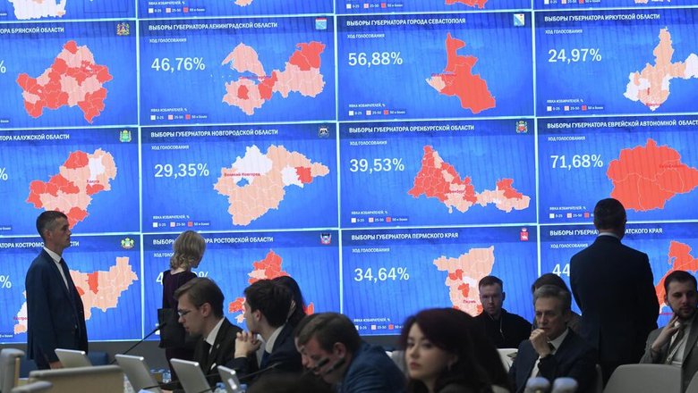 В Москве подвели предварительные результаты выборов глав регионов
