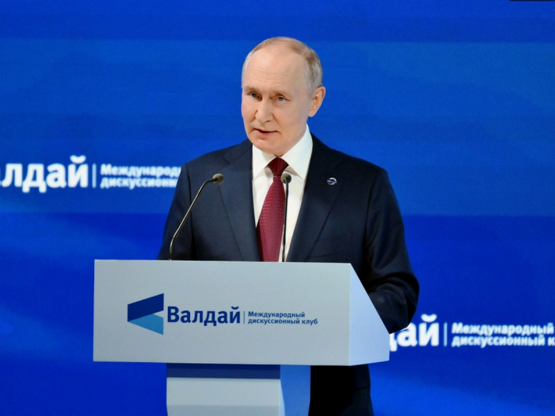 &laquo;Больше не буду запускать дроны в Данию&raquo;: Путин похвалил Трампа на Валдае и объявил о войне всех стран НАТО против России