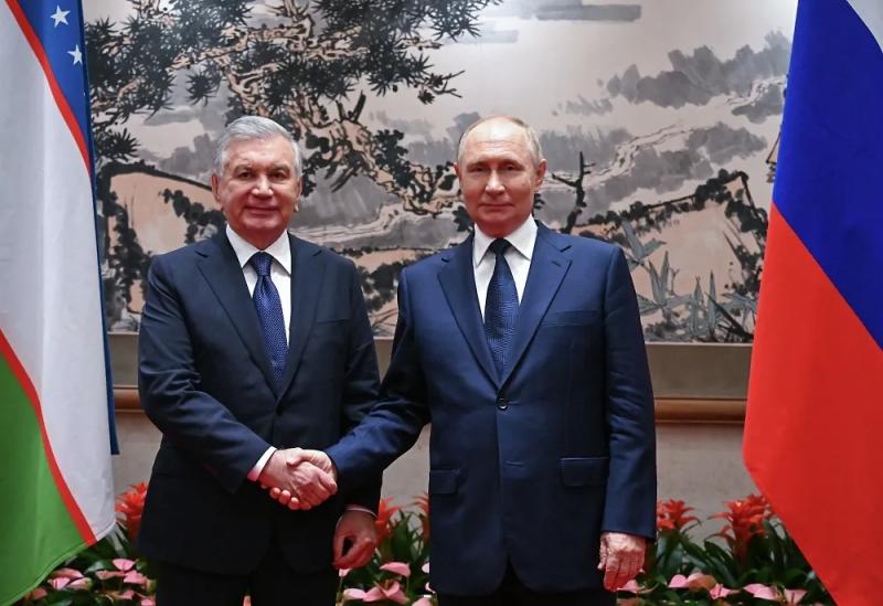 Кремль: Путин и Мирзиёев обсудили совместные проекты России и Узбекистана 