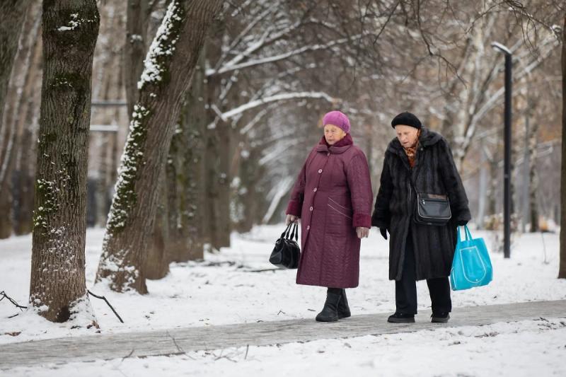 Снегом покрыто до 90% территории России